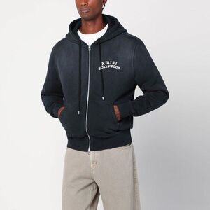 AMIRI Hollywood Zip-Up Hoodie Men BLACK Sweaters & Cardigans